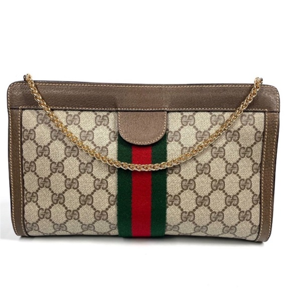 Gucci Ophidia GG Monogram Clutch Crossbody Bag - Picture 3 of 14